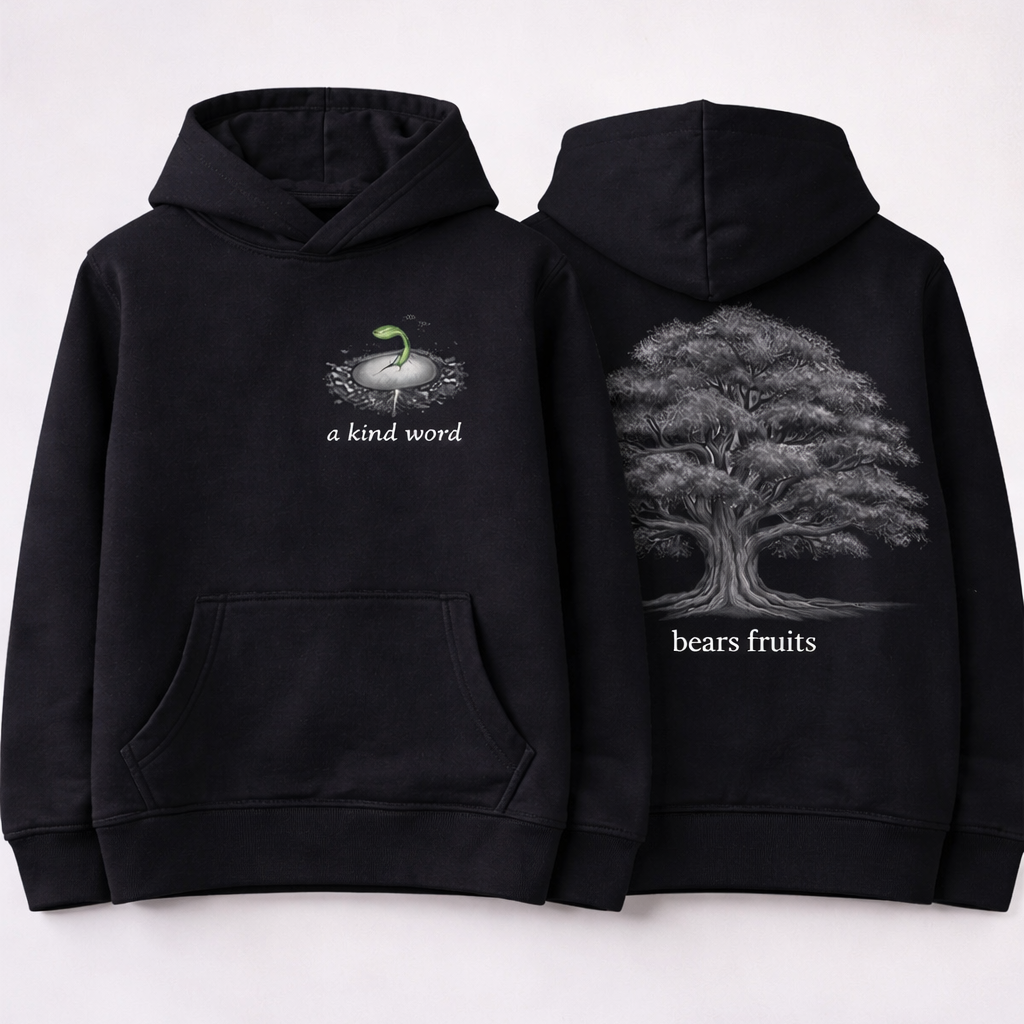 Kind Word Hoodie-100% Cotton