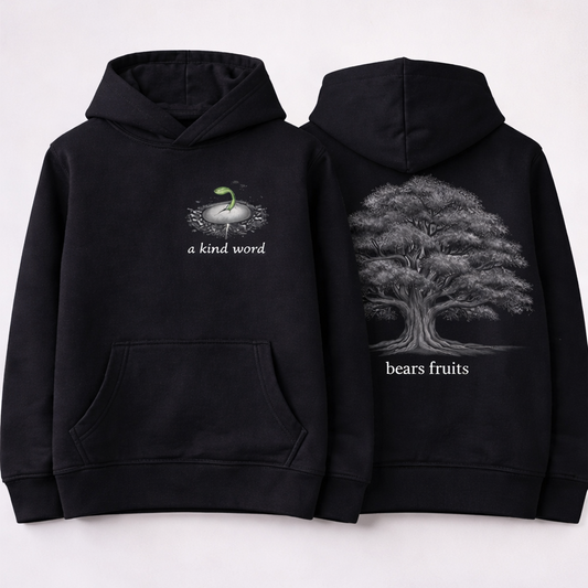 Kind Word Hoodie-100% Cotton