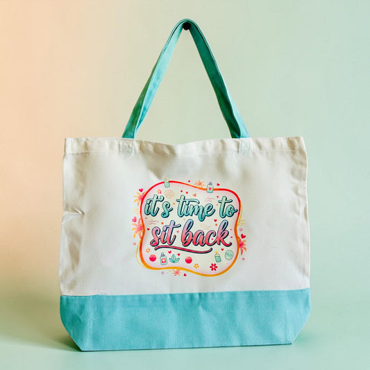 Time to Sit back Tote bag